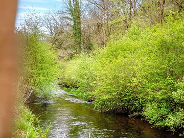 Rivière qui borde le camping