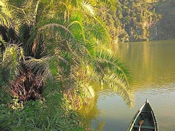 In crater lakes region