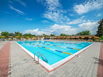 Large open-air pool