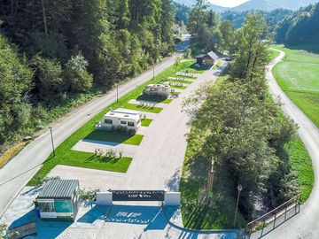 Aerial view of the site