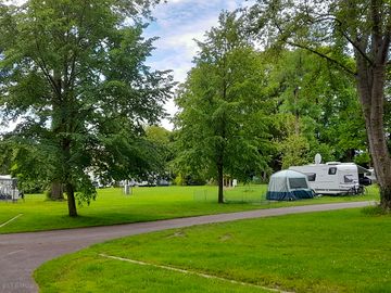 Shaded grass pitches