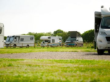 Hardstanding with water and electric