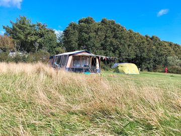 Summer Camping - An open field for summer