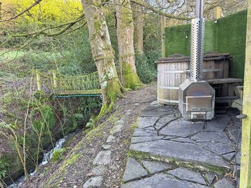 The doghouse hot tub