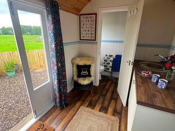 French doors to the outside area