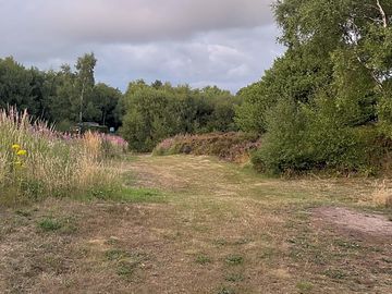 Path up to the bell tents