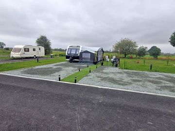 Pitches with rural views