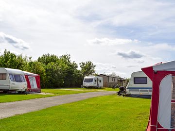 Hardstanding and grass pitch
