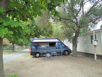 Pitches with space for outdoor furniture