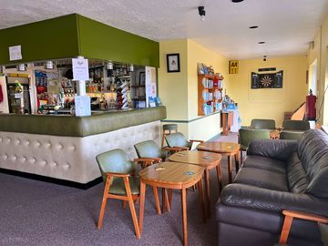 Bar and reception area