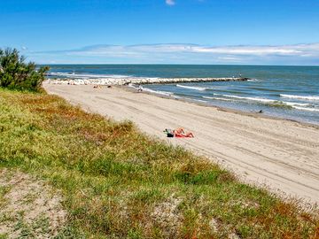 Beach by the site