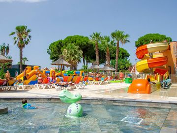 Paddling pools and slides