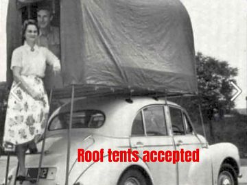 Roof tents accepted