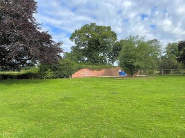 Walled area