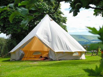 Bell tent exterior