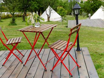 Table on the deck