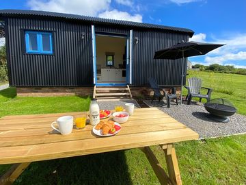 Shepherd's hut exterior