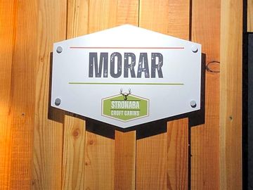 Cabin morar sign