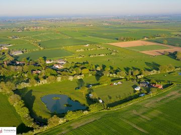 Aerial view of the site