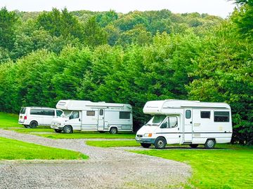 Gravel motorhome pitch