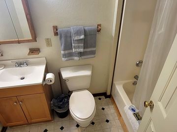Bathroom area.
