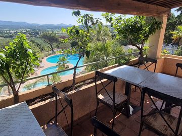 View of pool
