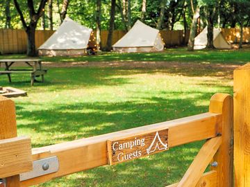 Entrance to the campsite