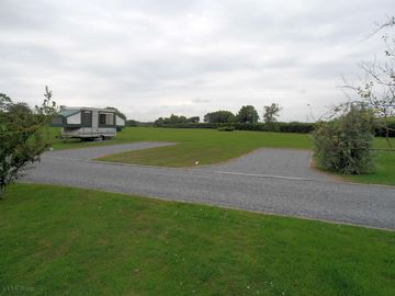 View of the hardstanding pitches