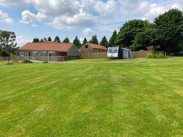 Spacious pitches