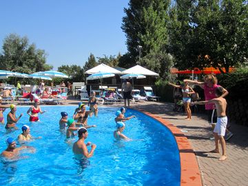 Plenty of activities including aquagym