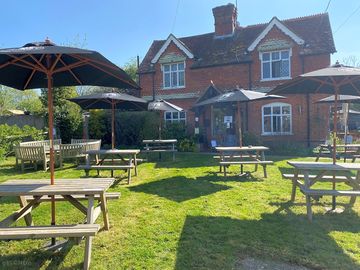The beer garden