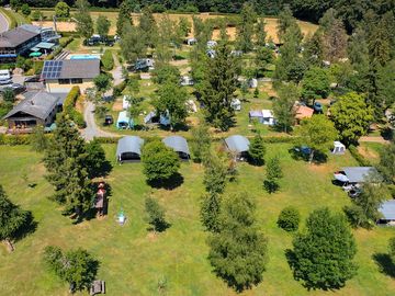 Aerial view of the site