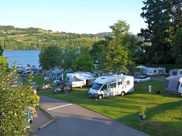 Pitches by the lake