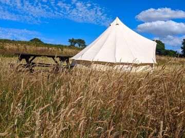 Bell tent exterior