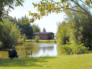Relax by the fishing lake