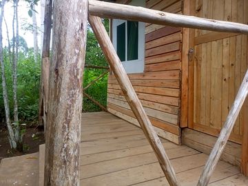 Entrance to cabin