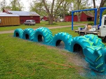 Dragon on playground