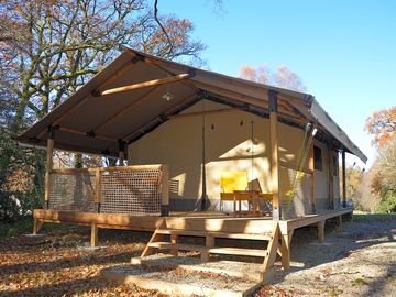 Exterior of the safari tent