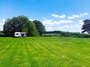 Spacious pitch field