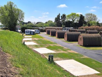 New tour field upgrade is all finished and looking amazing - 19 hard-standing pitches
