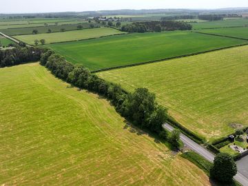 Camping field from above
