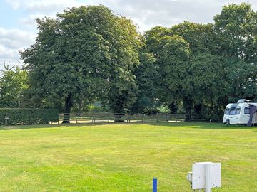 Main site looking towards the road