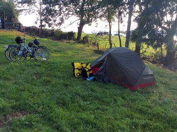 Tent pitch area