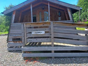 Exterior of the osprey cabin