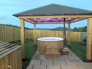 Woodfired hot tub