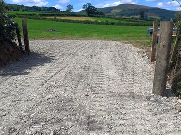 Entrance to the camping field