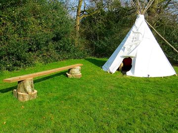 View of the tipi