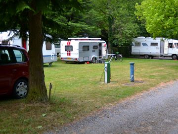 The motorhome and campervan pitches