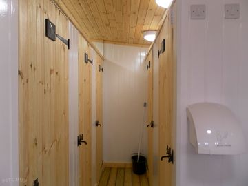 Ladies' toilet/shower block