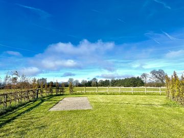Generously sized fully-serviced pitch
